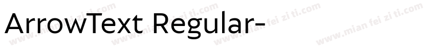 ArrowText Regular字体转换